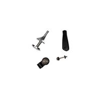 Hoping Klaxon de Commande de gouvernail réglable, Bras Conique, servo-Bascule avec roulement et mandrin, Compatible avec Avion RC à gaz(M3X15mm 1Set)