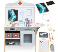 Hôpital en bois avec chirurgie XXL - set médical avec accessoires