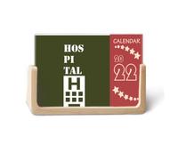 Hôpital Lucky Building Calendrier de bureau 2022 12 mois