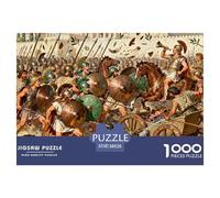 Hoplite Guerre des cités-États grecques Puzzle en Bois Imperméable DIY Puzzles De 1000 Pièces pour Adultes Amusant De Décoration pour La Maison