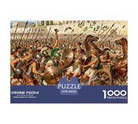 Hoplite Guerre des cités-États grecques Puzzle en Bois Imperméable Puzzles De 1000 Pièces pour Adultes Cadeaux Amusant Jeux De Stimulants