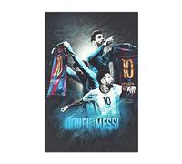 HOPNRU Lionel Messi affiche joueur de football maillot mur Art photo impression toile peinture moderne maison salon garçons chambre décor affiche (30x45cm-Sans cadre)