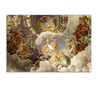 HOPNRU Mythologie Grecque Dieux Figures Peinture à L'Huile Affiche Renaissance Mur Art Photo Impression Toile Peinture Moderne Salon EsthéTique DéCor Affiche (50x75cm-Sans cadre)