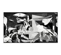 HOPNRU Picasso Guernica peinture à l'huile affiche mur Art photo impression noir et blanc toile peinture moderne maison salon décor(12x22inch(30x55cm)-Sans cadre)