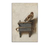HOPNRU Vintage chardonneret mur Art photo créatif Animal oiseau affiche impression toile peinture moderne maison chambre chambre esthétique décor (30x45cm-Sans cadre)