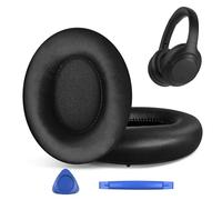 hopopower Coussinets de Rechange pour Casque Sony WH-1000XM4 (WH1000XM4), Coussinets d'oreille avec Mousse d'isolation Acoustique Haute densité, épaisseur supplémentaire (Noir)