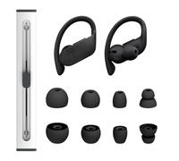 hopopwer Lot d'embouts de Rechange en Silicone pour écouteurs sans Fil Powerbeats Pro Beats, compatibles avec Beats Flex Beats X (Noir)