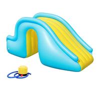 Hopowa Toboggan gonflable - Piscine - Toboggan aquatique gonflable - Pas plus larges - Jouets aquatiques amusants - Fournitures de fête d'été pour enfants