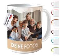 Hoppala Mug Personnalisé avec Photo - Cadeau pour Petite Amie, Femme, Homme, Ami - Tasse à Café (Blanc)