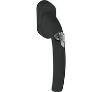 HOPPE 11618243 Poignée de fenêtre ATLANTA-Secustik 90° Noir mat 7 x 32-42 mm