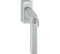 Hoppe 11729557 Poignée de fenêtre Dallas-Secustic avec cylindre de verrouillage Chromé mat 7 x 32-42 mm