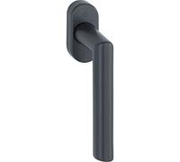 HOPPE 12034065 Amsterdam Poignée de fenêtre carrée 7 x 37 mm, acier inoxydable, noir, stift 7 x 37 mm | Edelstahl Schwarz mat