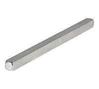 HOPPE 2265221 Tige carrée galvanisée pour WC 5 x 85 mm pour poignées de porte classe 3, acier