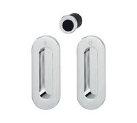 Hoppe 3207437 Porte coulissante Coquillage Set m472 - Recouvre vissée BL, chromé
