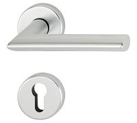 HOPPE 3549921 Garniture de porte avec rosace PZ et SST Argent anodisé