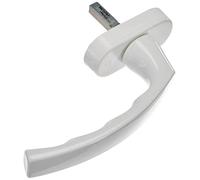 HOPPE 3737041 LIÈGE Poignée de fenêtre vissée cachée Blanc 7 x 32 cm