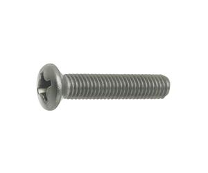 HOPPE 631155 Vis de fixation de ferrure, M 5 x 70, tête bombée, laiton nickelé noir,