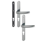 HOPPE AG BCA22026 Ensemble de Porte-fenêtre Plaque étroite Atlanta 1530/300LMSGL HOPPE Aspect INOX F9-Clé i Entr.70-ép.58/67-3303365