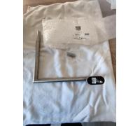 Hoppe Poignée de fenêtre inox coudée PMR 300 x 300 mm main droite