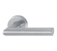 HOPPE Amsterdam 10809073 Demi manche carré en acier inoxydable mat 8 mm