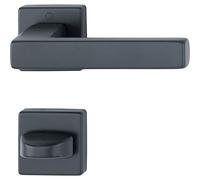 HOPPE Austin Set de poignée sur rosace en aluminium Noir