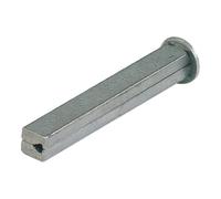 Hoppe Axe de profil Hoppe I 4-KT.10mm L.80mm Fe galv. Quantité:1
