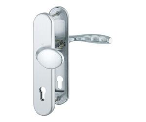 Hoppe Ensemble de sécurité Hoppe New York 76G/3331/3410/1810H Alu. F1 92mm 67-72mm Quantité:1