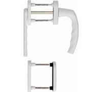 Hoppe F9016 balcon Rosace de porte Blanc