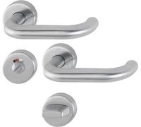 HOPPE Garniture à rosette Paris E138/42H/42HKVS Acier inoxydable F69 ( 3000203102 )