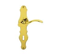 Hoppe Jeu de plaques longues Hoppe Weimar M112SLN/2007 MS F71 OB 72mm DIN L/R Quantité:1