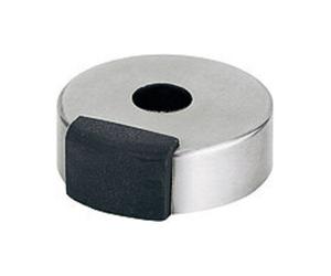 Hoppe HOPPE Butée de porte au sol E484, H 18 mm, Ø 52 mm sans blocage, acier inox mat Quantité:1