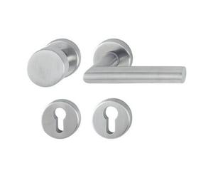 Hoppe HOPPE Ensemble de poignées avec rosaces, rond Amsterdam E58/42KV/42KVS PZ,VK8,DL-R,F69,TS 47-52 Quantité:1