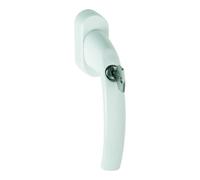 Hoppe HOPPE Fenstergriff Atlanta 0530S/US952 Alu.F9016/blanc trafic 32-42mm verrouillable Quantité:1