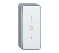 Hoppe HOPPE FT Rosace de recouvrement carrée, RH12, U34SV, cache coulissant anodisé naturel Quantité:1