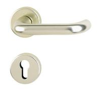 Hoppe HOPPE Garniture de poignée ZT avec rosaces, rondes, Paris 138L/42KV/42KVS, VK8, PZ nickelé mat Quantité:1