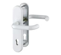 Hoppe HOPPE Garniture de porte à plaque longue HT-Schutz Paris 138/3331/3310,PZ,E92 blanc trafic Quantité:1