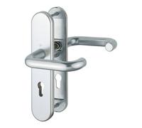 Hoppe HOPPE Garniture de porte avec plaque longue FH-Schutz Paris FS-138F/3331/3310,PZ,E72 couleur naturelle Quantité:1