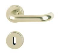 Hoppe HOPPE Garniture de porte avec rosaces, rondes, Paris 138L/42KV/42KVS, VK8, BB couleur nickel neuf Quantité:1