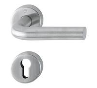 Hoppe HOPPE Garniture de porte OT avec rosaces, ronde, Bonn E150/42H/42HKVS, VK8, PZ acier inox mat Quantité:1