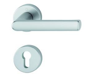 Hoppe HOPPE Garniture de porte OT avec rosaces, ronde, Hamburg 1700/42KV/42KVS, VK8, couleur naturelle Quantité:1