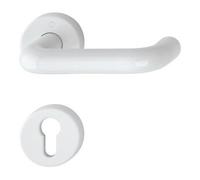 Hoppe HOPPE Garniture de porte ZT avec rosaces rondes, Paris K138/15/15S VK8, PZ, blanc trafic Quantité:1