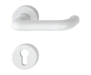 Hoppe HOPPE Garniture de porte ZT avec rosaces rondes, Paris K138/15/15S VK8, PZ, blanc trafic Quantité:1