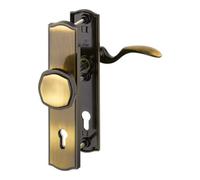 Hoppe HOPPE Garniture de protection à plaque longue, PZ, 10/92, Meran M57/371A/370/112SH DL, brunie Quantité:1