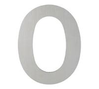 Hoppe HOPPE OA-Numéro de maison E600-609 Chiffre 0 Acier inoxydable mat Quantité:1