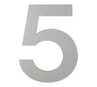 Hoppe HOPPE OA-Numéro de maison E600-609 Chiffre 5 Acier inoxydable mat Quantité:1