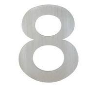 Hoppe HOPPE OA-Numéro de maison E600-609 Chiffre 8 Acier inoxydable mat Quantité:1