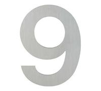 Hoppe HOPPE OA-Numéro de maison E600-609 Chiffre 9 Acier inoxydable mat Quantité:1