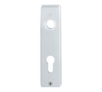 Hoppe Hoppe paire de blindages courts 202KP/AP aluminium. F1 PZ Quantité:1