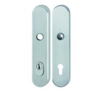 Hoppe HOPPE Plaque de protection longue, paire E3332ZA/3310 ES1 (SK2) acier inox, F69 Quantité:1