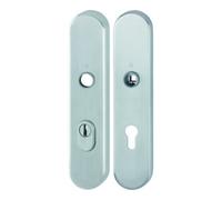 Hoppe HOPPE Plaque de protection longue, paire E3332ZA/3310 ES1 (SK2) acier inox, F69 Quantité:1